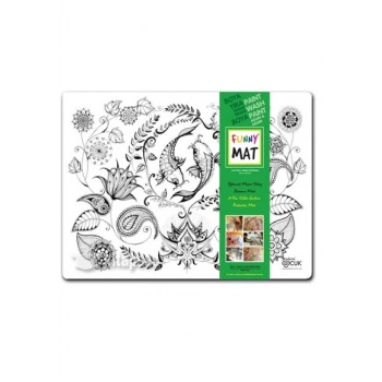 AKADEMİ ÇOCUK FUNNY MAT - CICEKLI BAHCE