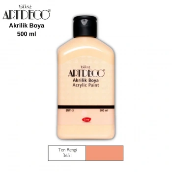 ARTDECO AKRİLİK BOYA 500ML TEN RENGİ 3651 LV-Y-070L-3651