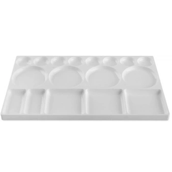 HATAS 0893 PROFESYONEL GODELİ RESİM PALETİ (DİKDÖRTGEN)