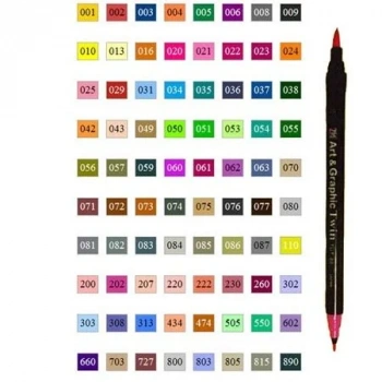 ZIG ART&GRAPHIC TWIN TUT-80 21 LIGHT PINK