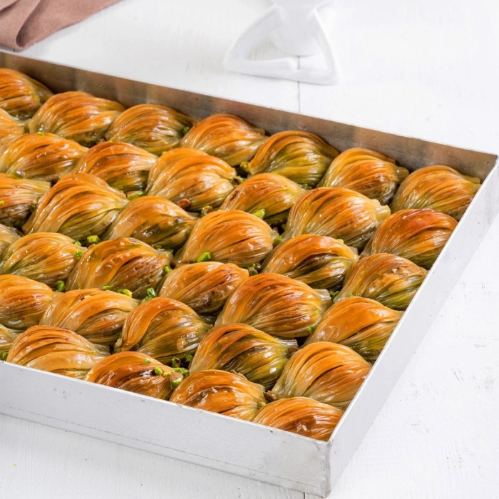 Antep Fıstıklı Midye Baklava (2,5 kg - 1 Tepsi)