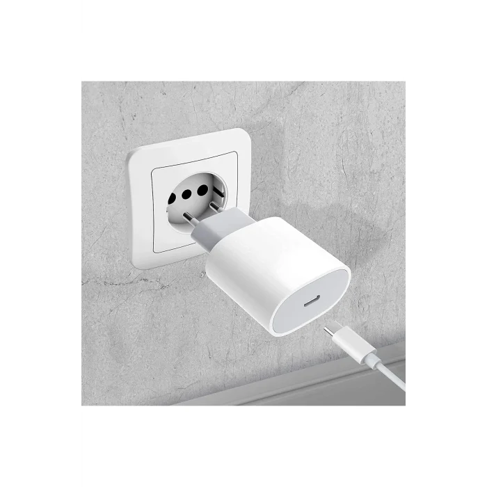 Iphone Uyumlu Garantili Hızlı Şarj Adaptörü 11/12/13 /14 /15/16/17 Modeller İle Uyumludur 25 Wat