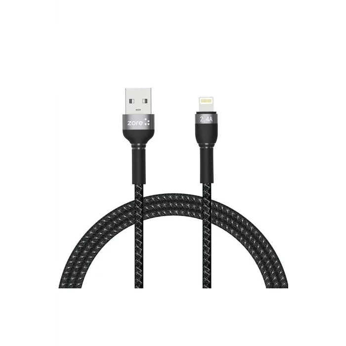 Iphone Uyumlu  1 mt Hasır Şarj Kablosu Hasır Kablo