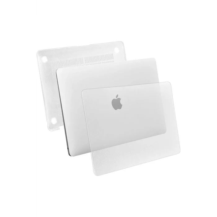 MACBOOK Pro 13 A2338 M2 Işlemcili Kristal Şeffaf Simli Kılıf Koruyucu