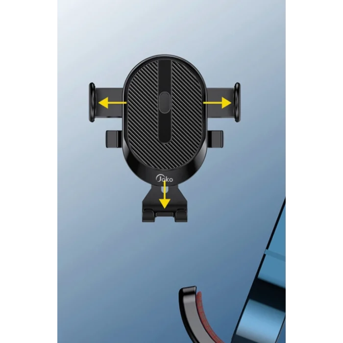 Araç İçi Telefon Tutucu Vantuzlu Ayarlanabilir-Siyah