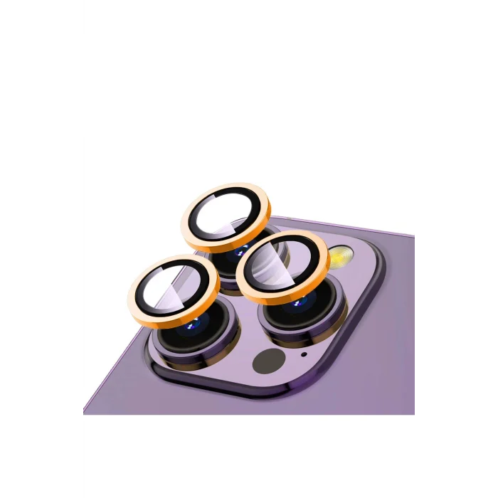 iPhone 15 Pro / 15 Pro Max Uyumlu CL-12 Premium Safir Parmak İzi Bırakmayan Kamera Lens Koruyucu