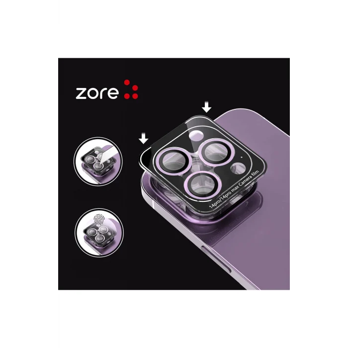 iPhone 13 CL-12  Premium Safir Parmak İzi Bırakmayan Anti-Reflective Kamera Lens Koruyucu