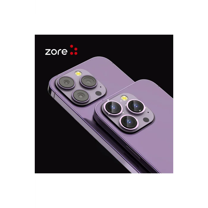 iPhone 13 CL-12  Premium Safir Parmak İzi Bırakmayan Anti-Reflective Kamera Lens Koruyucu