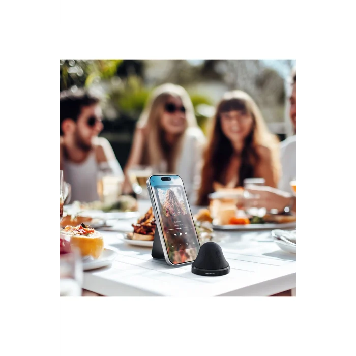 MagPlay Pocket Wireless Şarj Destekli Mini Bluetooth Speaker Hoparlör v5.4 Siyah