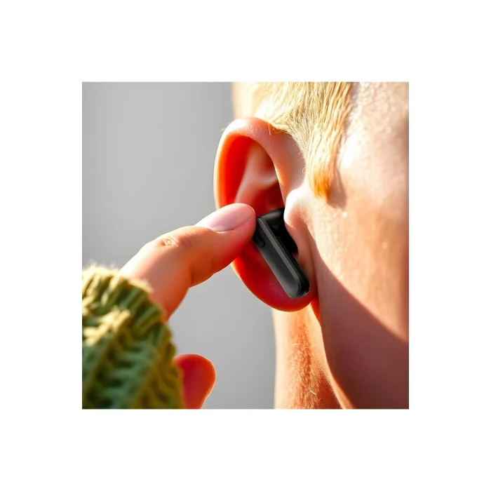 Amazsound Luxe ENC Teknolojili Kulak İçi Bluetooth Kulaklık v5.4 Siyah