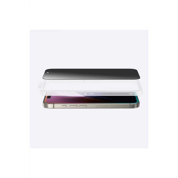 iPhone 16 Amazingthing Radix Privacy Hayalet Cam Ekran Koruyucu Siyah