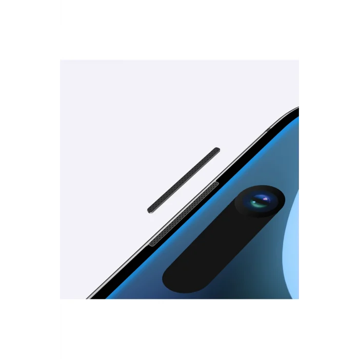 iPhone 16 Pro Max Amazingthing Titan Şeffaf HD Görünümlü Temperli Cam Ekran Koruyucu Siyah