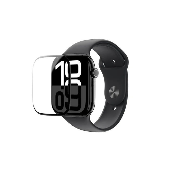 Watch 10 42mm Amazingthing Radix Parmak İzi Bırakmayan HD Ekran Koruyucu Uygulama Aparatlı Şeffaf