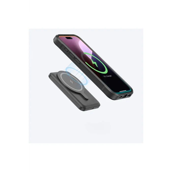 iPhone 16 Plus Kılıf Magsafe Özellikli 1500D Aramid Fiber Amazingthing Titan Max Serisi Kapak Siyah