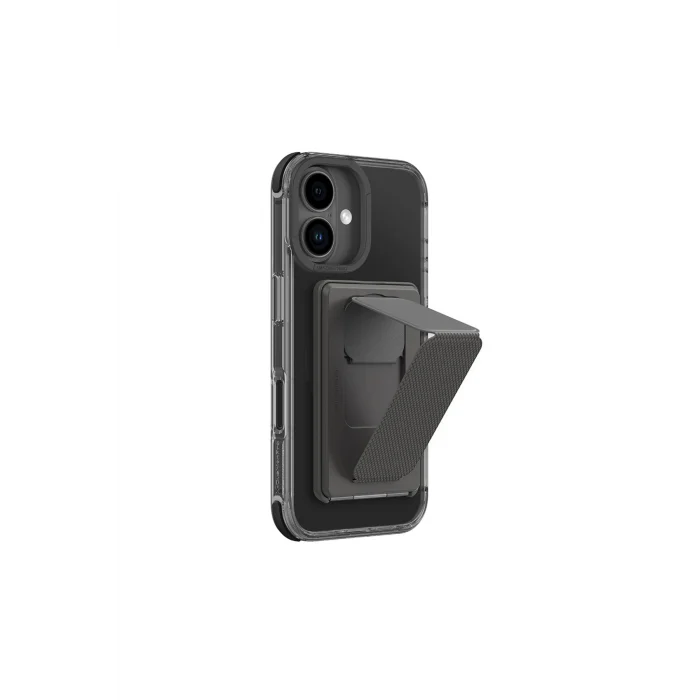 iPhone 16 Plus Kılıf Magsafe Özellikli Standlı Kartlıklı Set Amazingthing Omni Adventure Seri Siyah