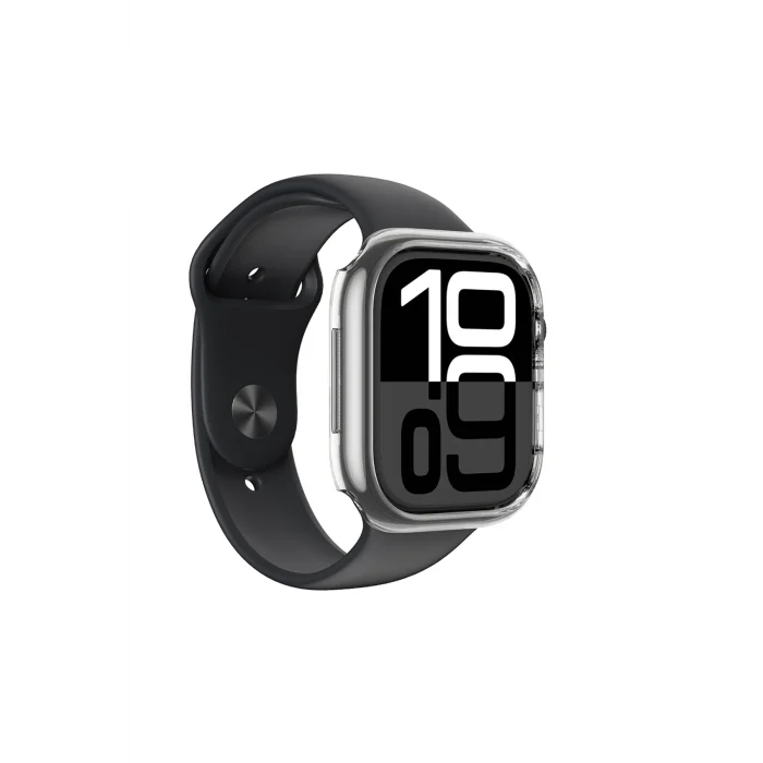 Watch 10 42mm Uyumlu Amazingthing Radix Minimal FrameLite Sert PC Kasa Koruyucu Şeffaf