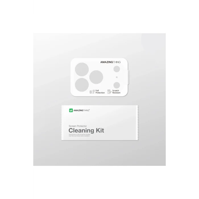 iPhone 17 Pro Uyumlu Parmak İzi Bırakmayan Kamera Lens Çerçeve Koruyucu Şeffaf