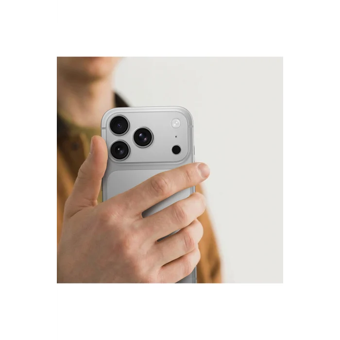 iPhone 17 Pro Uyumlu Parmak İzi Bırakmayan Kamera Lens Çerçeve Koruyucu Şeffaf