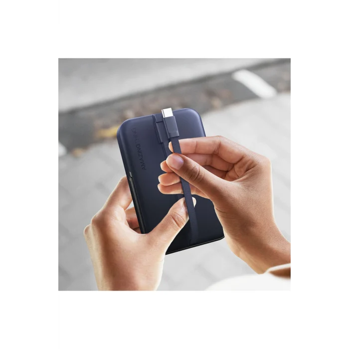 Thunder Go Akıllı Saat Şarj Özellikli PD 22.5W Wireless Powerbank 15W 10000mAh Mavi