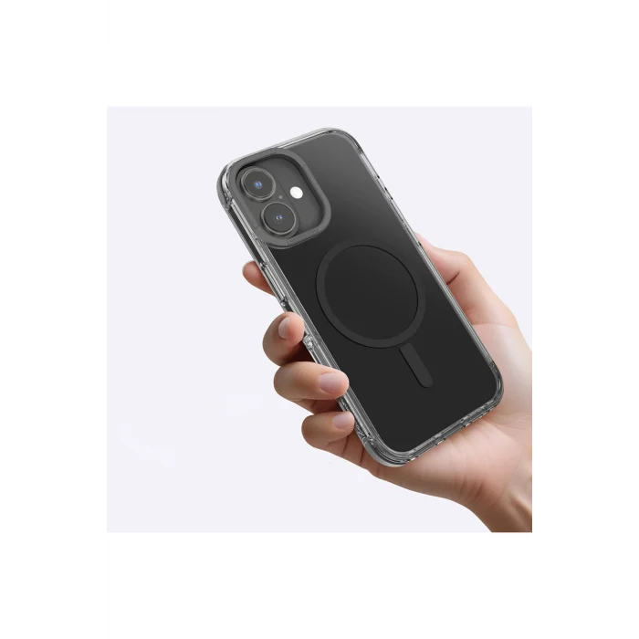 iPhone 16 Uyumlu Magsafe Şarj Özellikli Amazingthing Omni Serisi Kapak Siyah