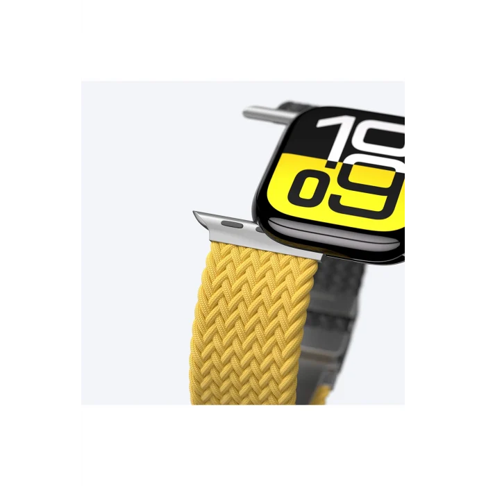 Watch 10 46mm Amazingthing Glamour Blend Hasır Kordon Siyah - Sarı