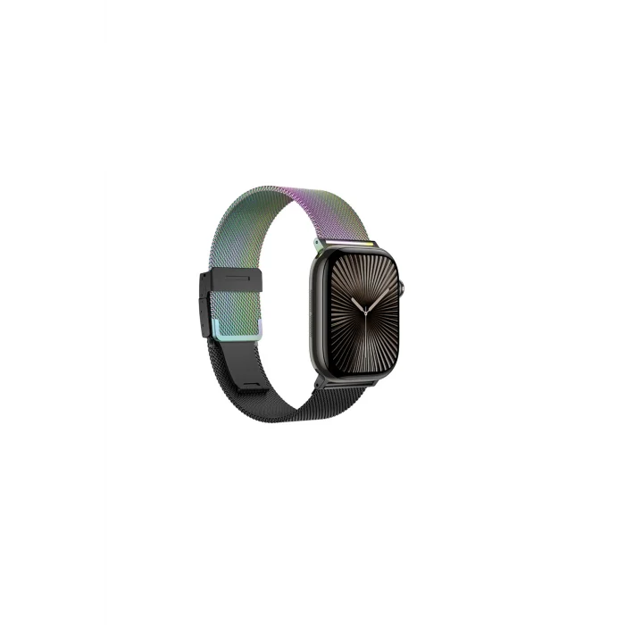 Watch 10 46mm Amazingthing Omni StyleFlip Metal Hasır Kordon Siyah