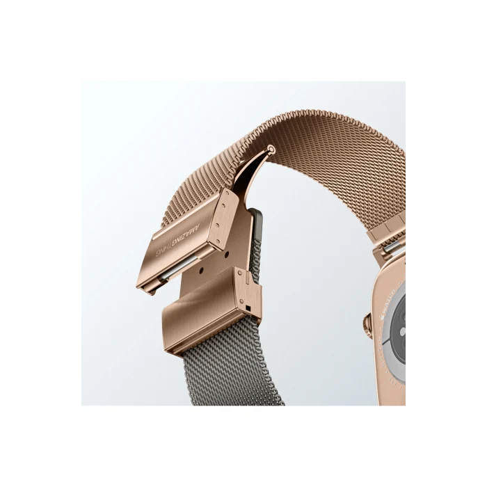 Watch 10 46mm Amazingthing Omni StyleFlip Metal Hasır Kordon Rose Gold