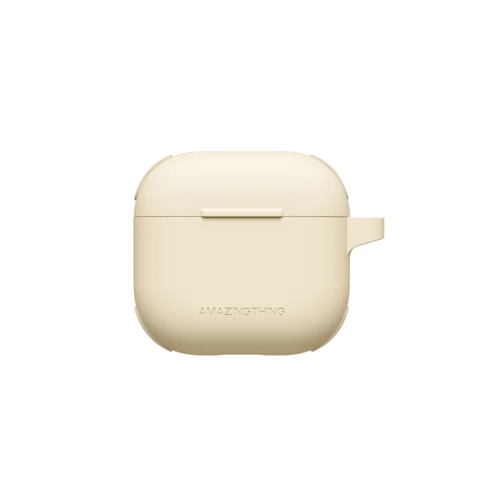 Airpods 4 Kılıf Amazingthing Airbag Köşe Tasarımlı Omni Serisi Silikon Kılıf Desert Titanyum