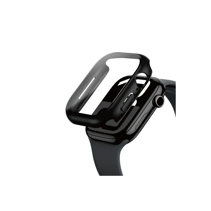 Watch 10 46mm Amazingthing Radix Minimal FullGuard Sert PC Kasa ve Ekran Koruyucu Siyah