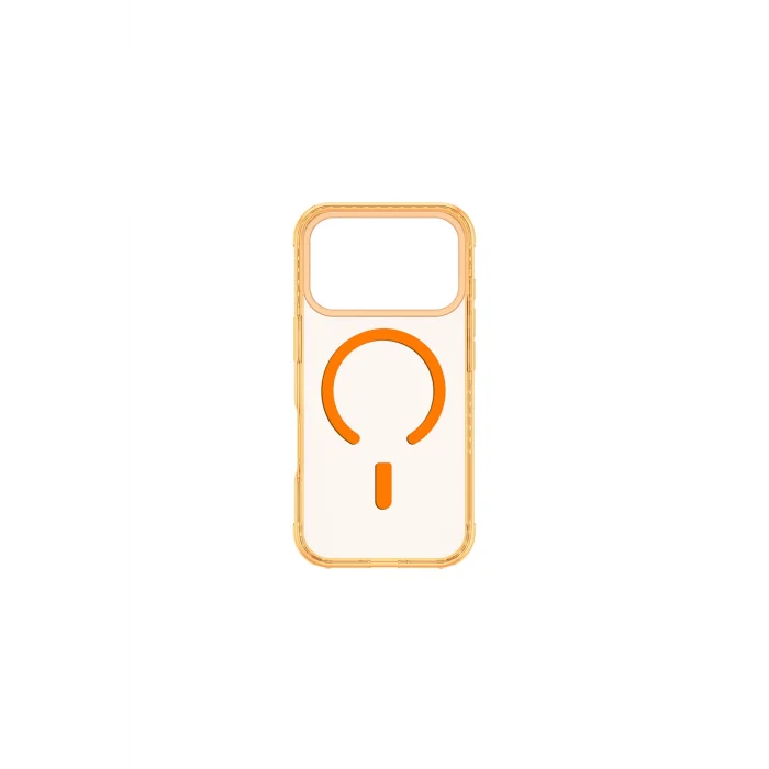 17 Pro Uyumlu Kılıf M-Safe Şarj Özellikli Airbag Titan Pro Serisi Kapak Turuncu