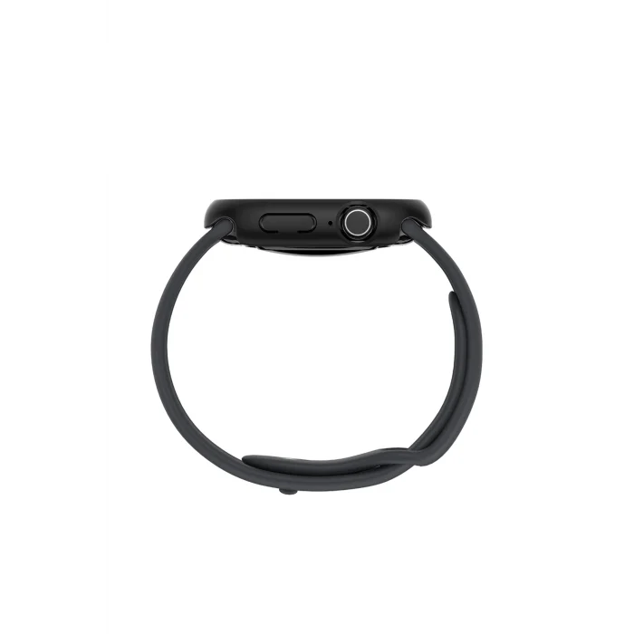 Watch 10 46mm uyumlu Amazingthing Radix Minimal FrameLite Sert PC Kasa Koruyucu Siyah