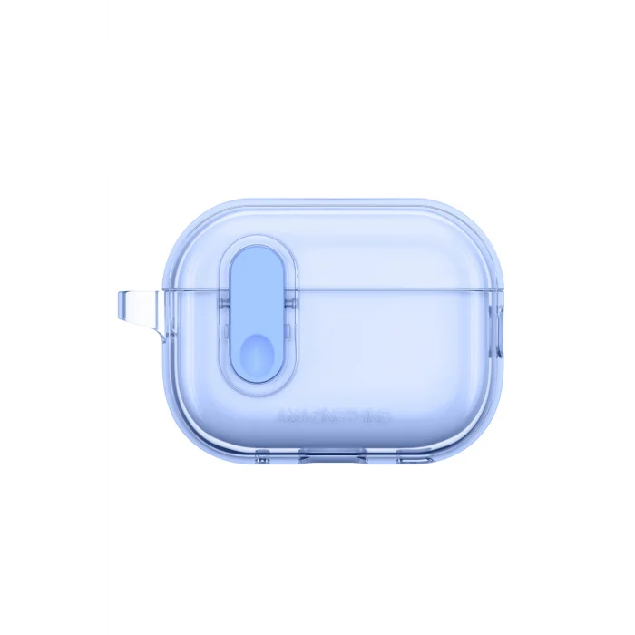 Airpods Pro 2 Kılıf Amazingthing Magnetik Kilit Tasarımlı Minimal Serisi Kılıf Mavi