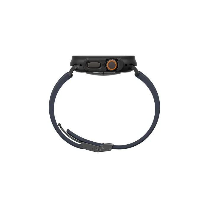 Watch Ultra 49mm Uyumlu Radix Minimal FullGuard Sert PC Kasa ve Ekran Koruyucu Siyah
