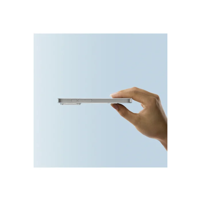 iPhone 16 Pro Max Kılıf Magsafe Şarj Özellikli Amazingthing Minimal Air Serisi Kapak Şeffaf