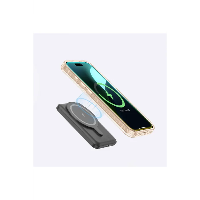 iPhone 16 Pro Kılıf Magsafe Özellikli Yüzük Standlı Amazingthing Titan Pro Serisi Kapak Rose Gold