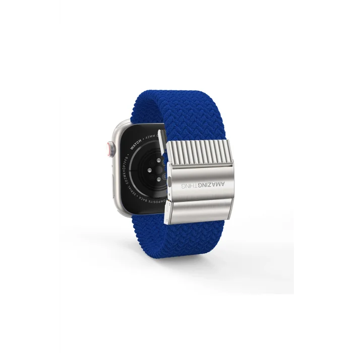 Watch 10 42mm Amazingthing Titan Weave Örgü Sport Kordon Mavi