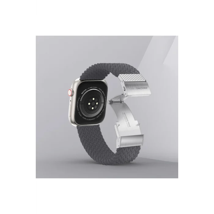 Watch 38mm Amazingthing Titan Weave 2.Seri Sport Örgü Kordon Gri