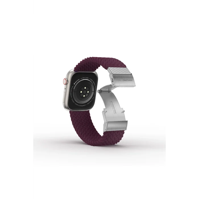 Watch 10 46mm Amazingthing Titan Weave Örgü Sport Kordon Mor