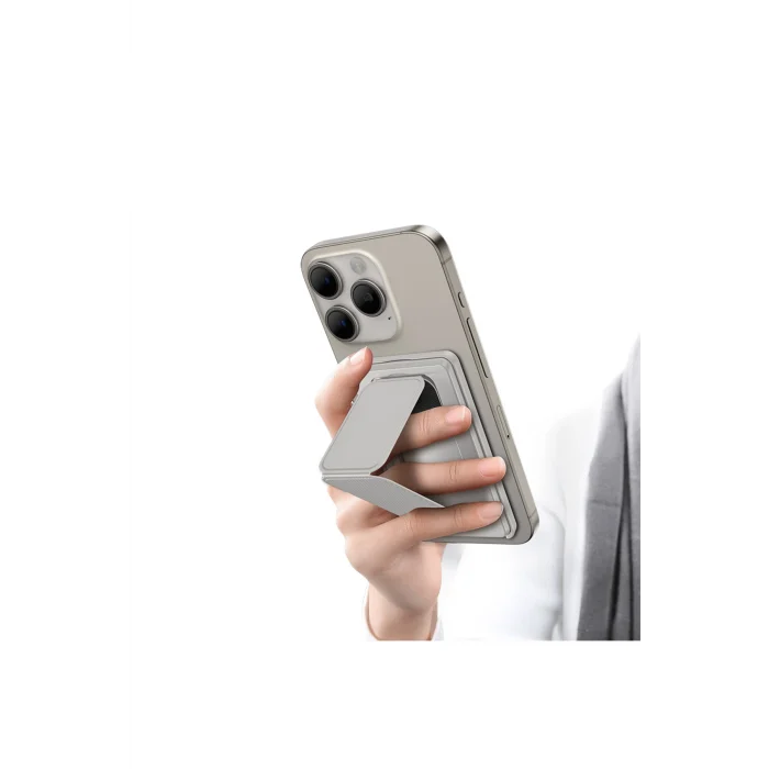 Omni Link Standlı Magnetik Kartlık Gri