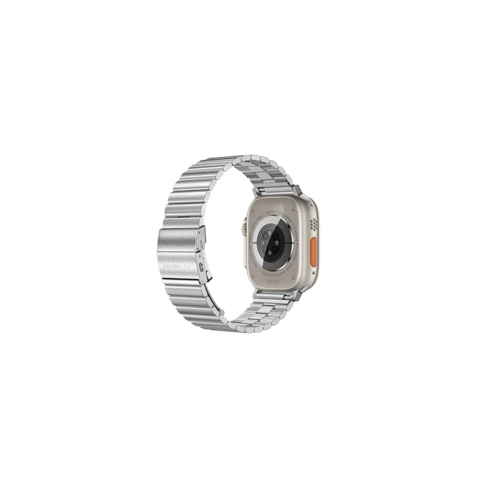 Watch 7 45mm Amazingthing Titan Steel Metal Kordon Gümüş
