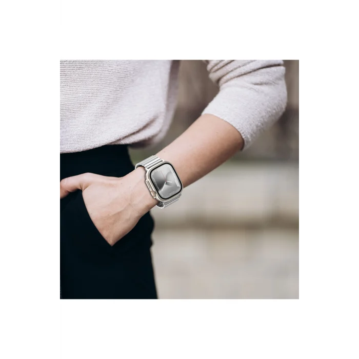 Watch 7 45mm Amazingthing Titan Steel Metal Kordon Gümüş