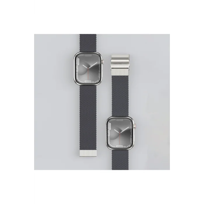 Watch 7 41mm Amazingthing Titan Weave 2.Seri Sport Örgü Kordon Gri