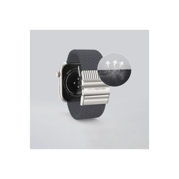 Watch 40mm Amazingthing Titan Weave 2.Seri Sport Örgü Kordon Gri