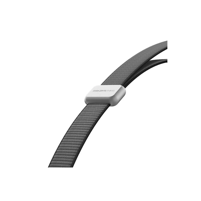 Titan Serisi Ayarlanabilir Manyetik Tasarımlı Telefon ve AirPods Boyun Askı İpi Siyah