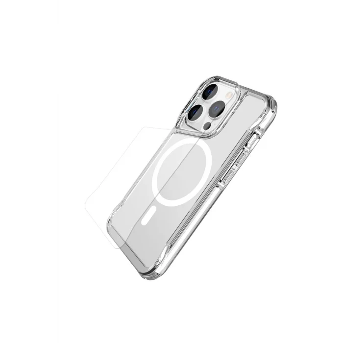 iPhone 14 Pro Max Uyumlu One Depot Magsafe Şarj Özellikli T - Max Magsafe Kapak - Renksiz