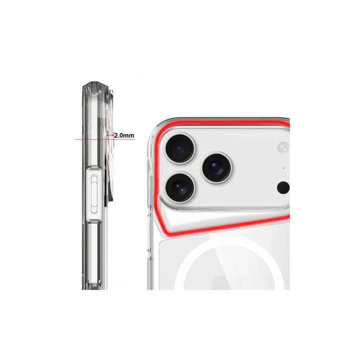 iPhone 17 Pro Max Kılıf M-safe Şarj Özellikli T-Max M-safe Kapak