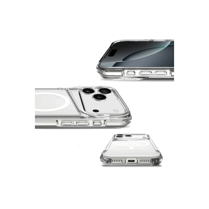 iPhone 17 Pro Max Kılıf M-safe Şarj Özellikli T-Max M-safe Kapak