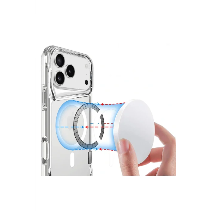 iPhone 17 Pro Max Kılıf M-safe Şarj Özellikli T-Max M-safe Kapak