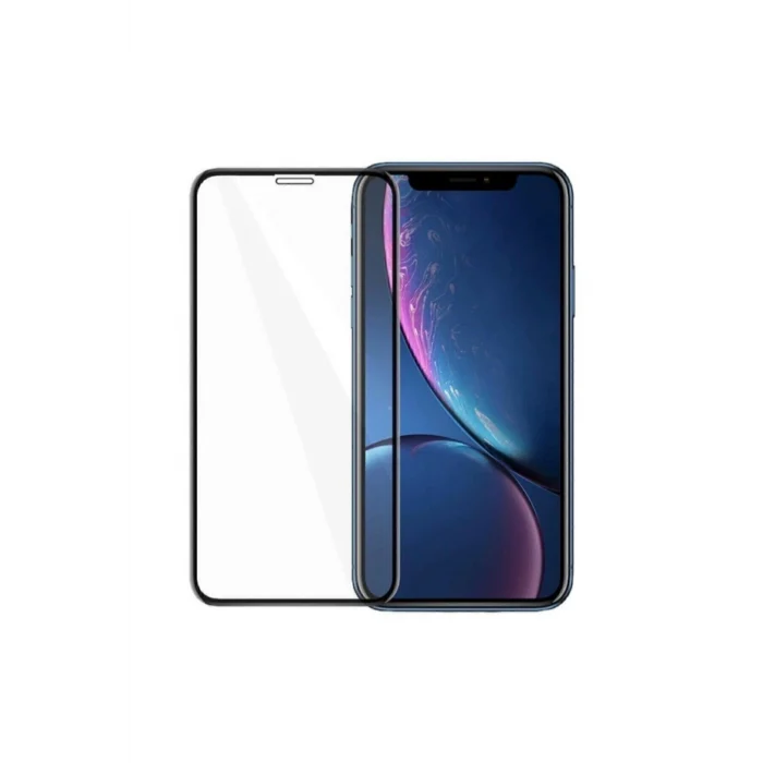 Iphone 11 Tam Kaplayan Ekran Koruyucu - 5d Darbe Emici Temperli Kırılmaz Cam - Extra İnce