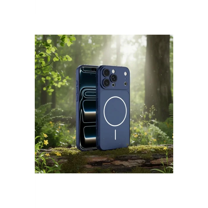 iPhone 17 Pro Max Kılıf M-Safe Şarj Özellikli Kamera Korumalı Kapak